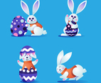 Easter Cute Bunny Character