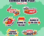 Chinese New Year Sticker Pack