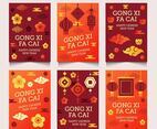 Gong XI Fa Cai Cards With Tradition Elements