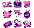 Women History Sticker Collection