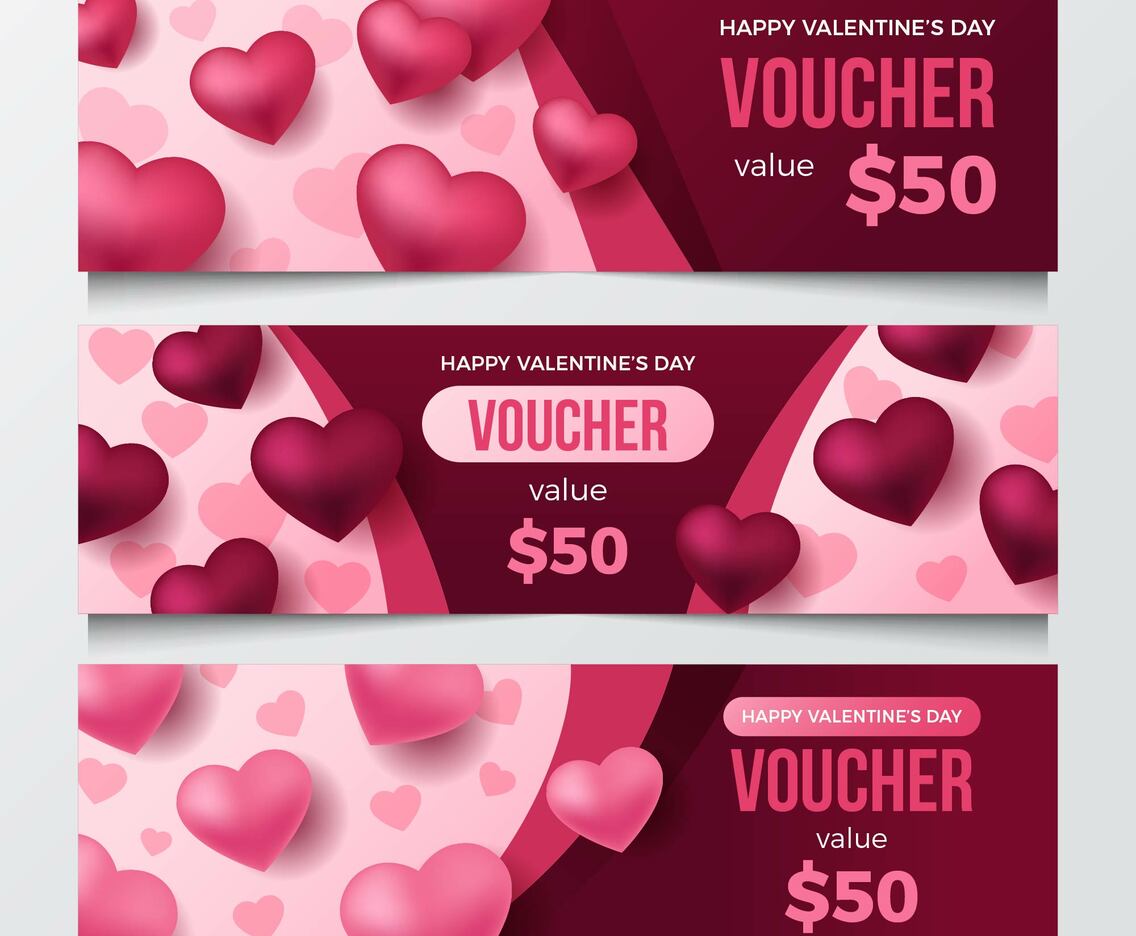 Valentine's Day Voucher Template