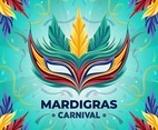 Mardi Gras Carnival Illustration Concept
