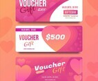 Pink Love Spread Valentine Voucher Gift