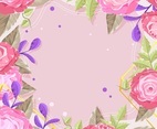 Beautiful Pink Roses Background
