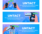 Banner of UNTACT or Technology Related Keywords