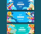 Songkran Banner Collection