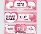 Valentine Day Promotion Sale Banner Collection