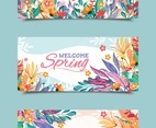 Colorful Spring Banner Templates