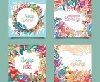 Colorful Spring Greeting Card Templates