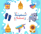 Songkran Festival Icon