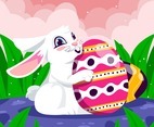 Rabbit Hold An Easter Egg
