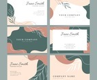 Beautiful Abstract Floral Business Card Collection