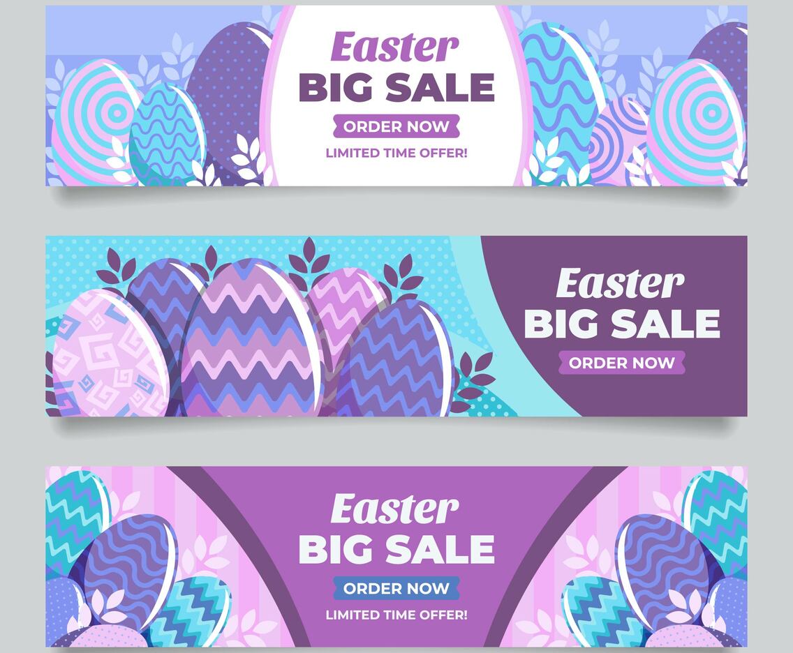 Easter Sale Banners