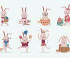 Easter Rabbit Characters