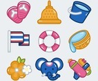 Songkran Element Icon Pack