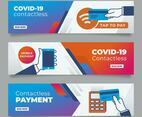 Contactless Payment Technology Banners