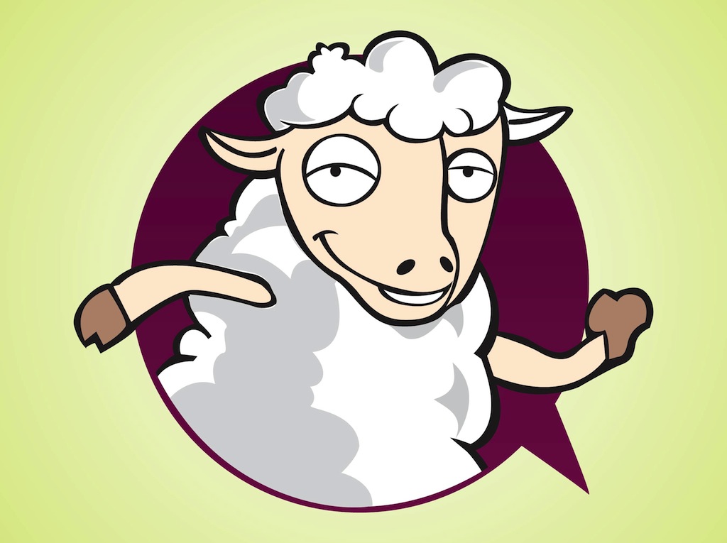 Download Sheep Cartoon Vector Art & Graphics | freevector.com