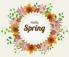 Floral Yellow Flower Spring Background