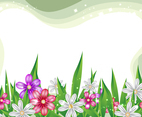 Colorful Floral Spring Background