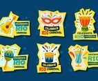 Rio Carnival Stickers