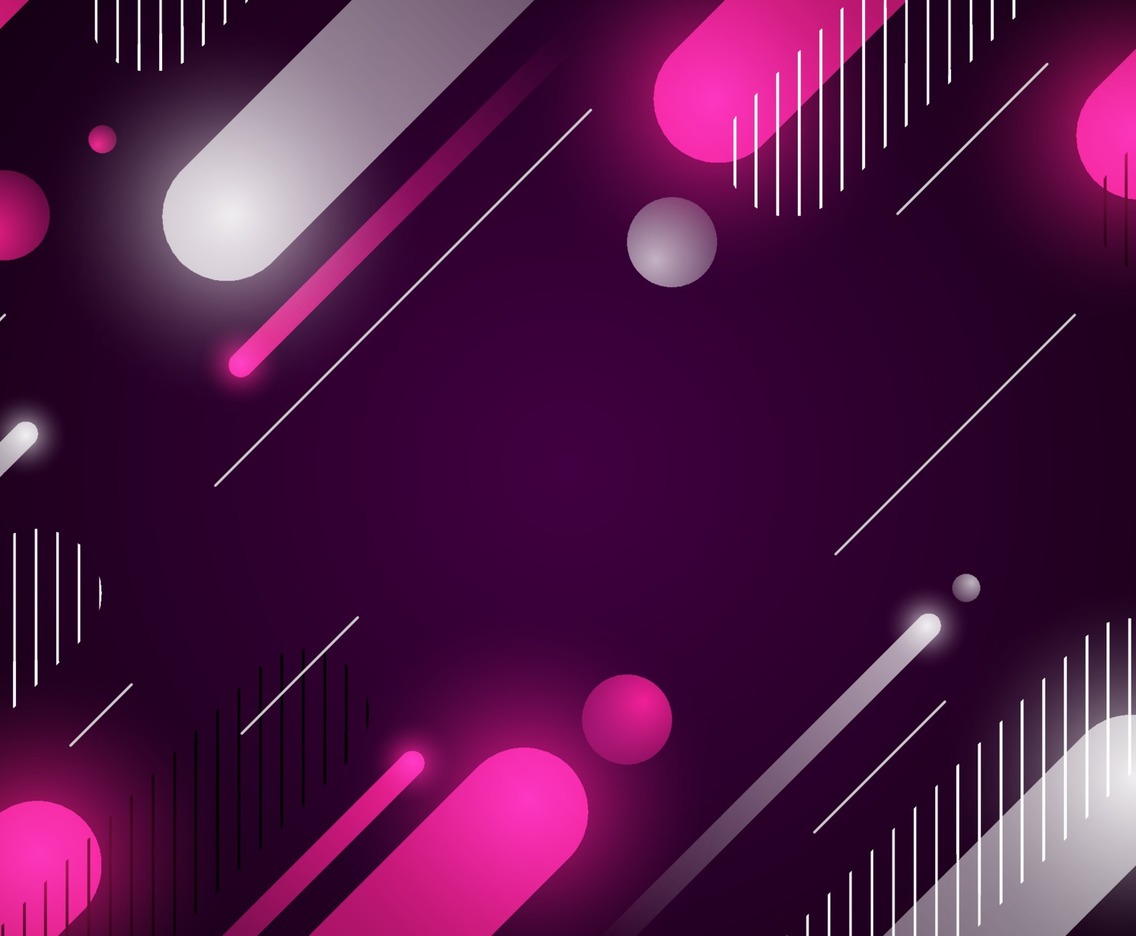 Modern Abstract Shape Background with Neon Color