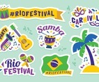 Rio Festival Sticker or Label
