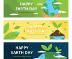 Earth Day Banner Template