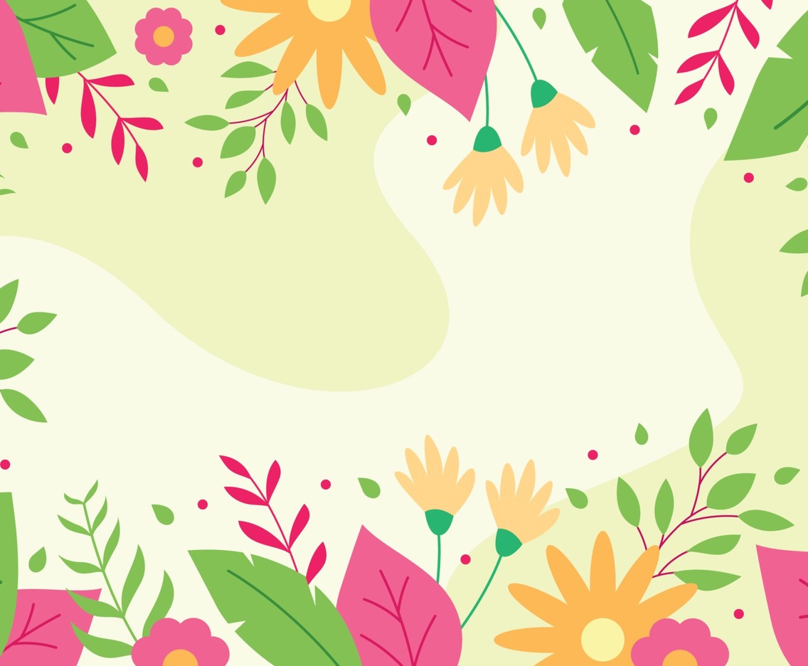 Colorful Spring Floral Background