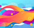 Colorful Abstract Shapes Background