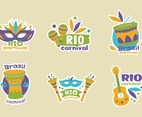 Rio Carnival Sticker Set