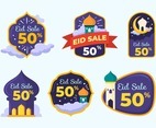 Labels of Eid Sale