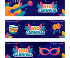 Rio Festival with Colorful Icons