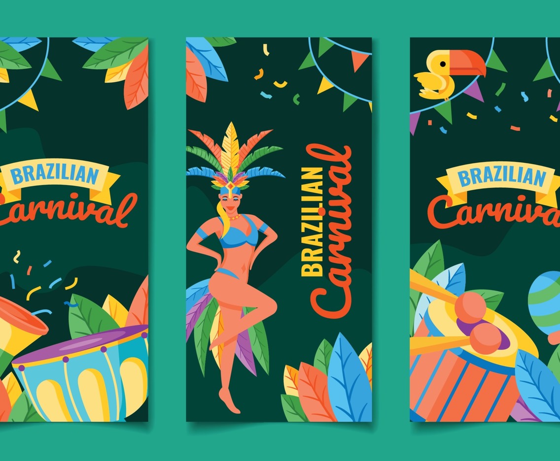Brazilian Carnival Banner Collection