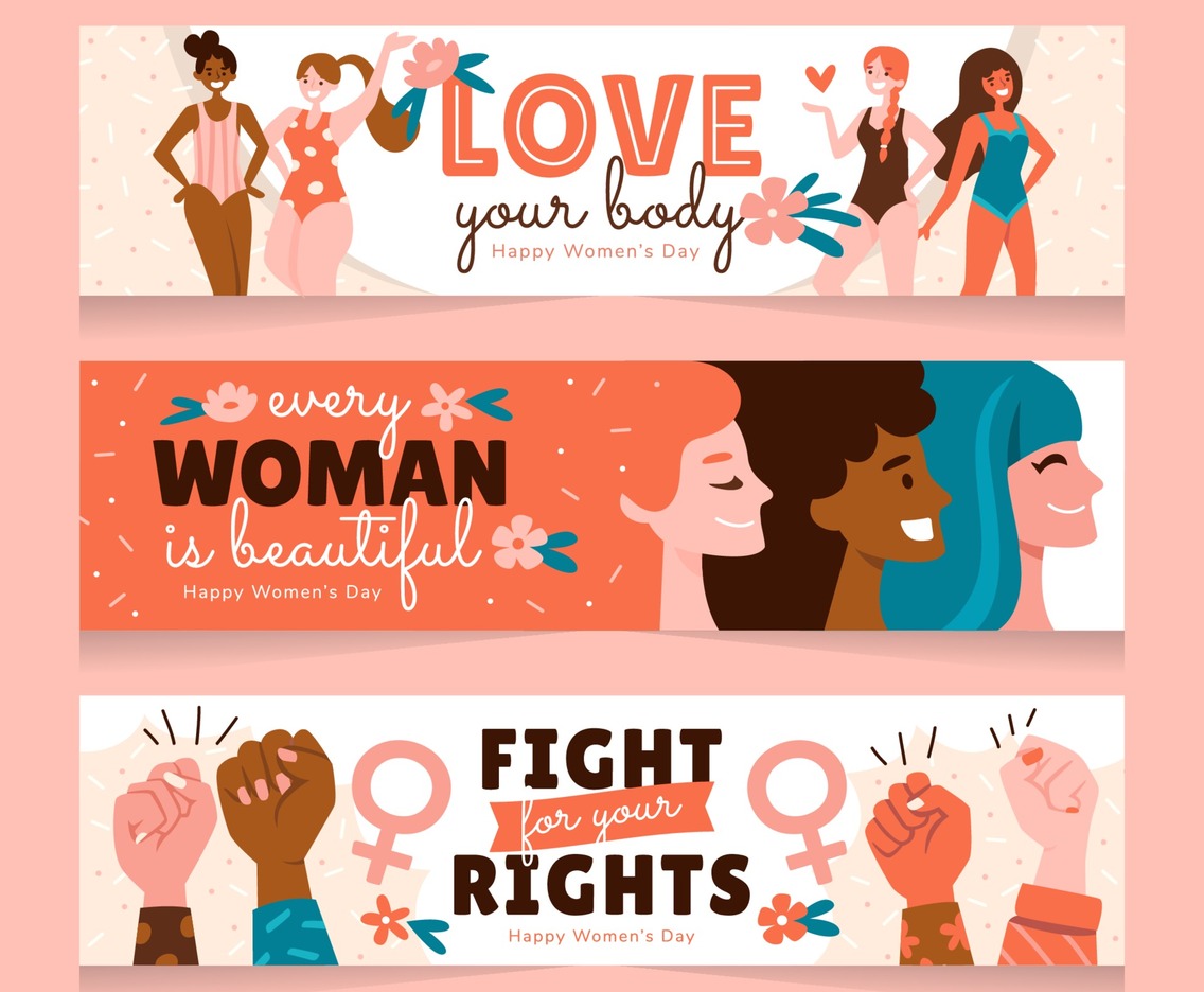 Women Equality Banner Concept