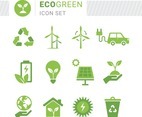 Eco Green Icon Set