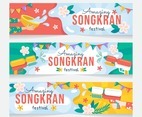 Amazing Songkran Festival Banner