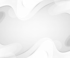 Abstract White Wave Background