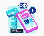 Mobile Digital Shopping With Smart Card Concept