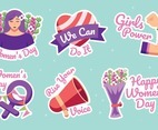 Collection of Women's Day Sticker