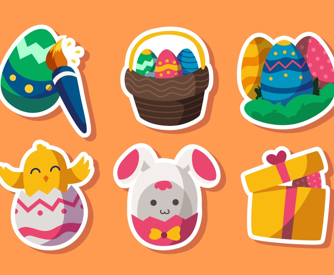 Easter Day Sticker Collection