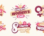 Women Day Sticker Collection