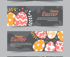 Cute Easter Egg Banner Template