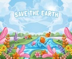 Earth Day Background Illustrations
