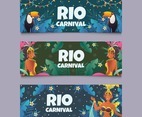 Celebrate Rio Carnival Banner Set
