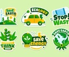 Green Technology Sticker Collection