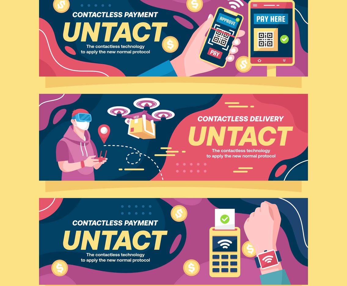 UNTACT Contactless Technology Banner