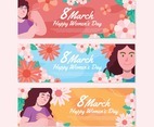 Women's Day Banner Set