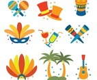Rio Festival Icon Set