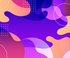 Abstract Colorful Fluid Gradient Background