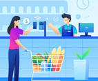 Contactless Electronic Paying Supermarket